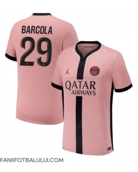 Paris Saint-Germain Bradley Barcola #29 Tricou Fotbal Replică 2024-25 Barbati Treilea